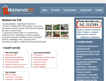 Tablet Screenshot of multiservizipm.com